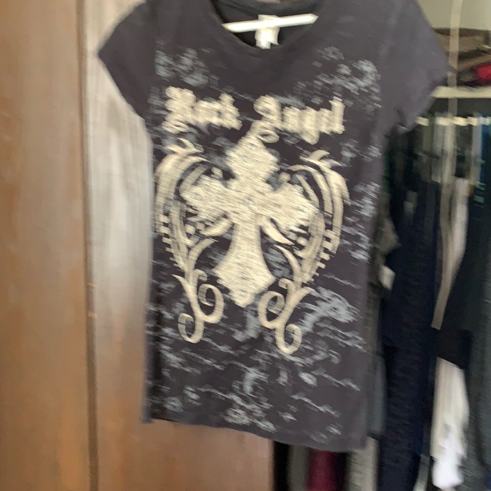 Rock Angel shirt, woman’s size medium black